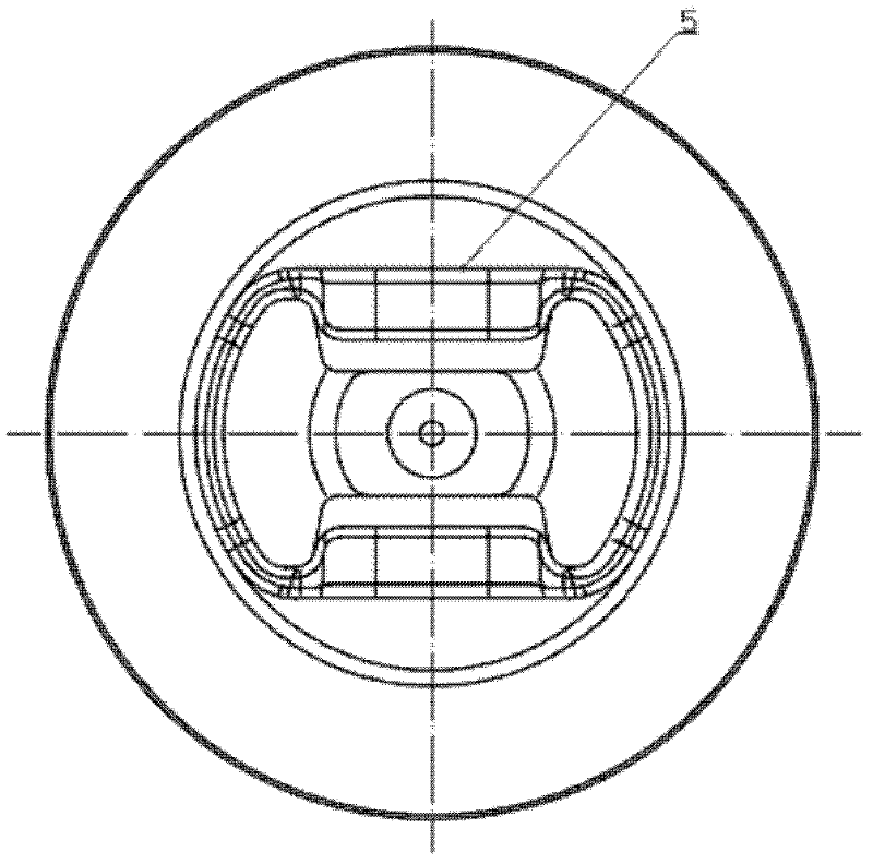 Technology for manufacturing hotly-spun pressed forged steel single-piece piston with inner cooling oil cavity