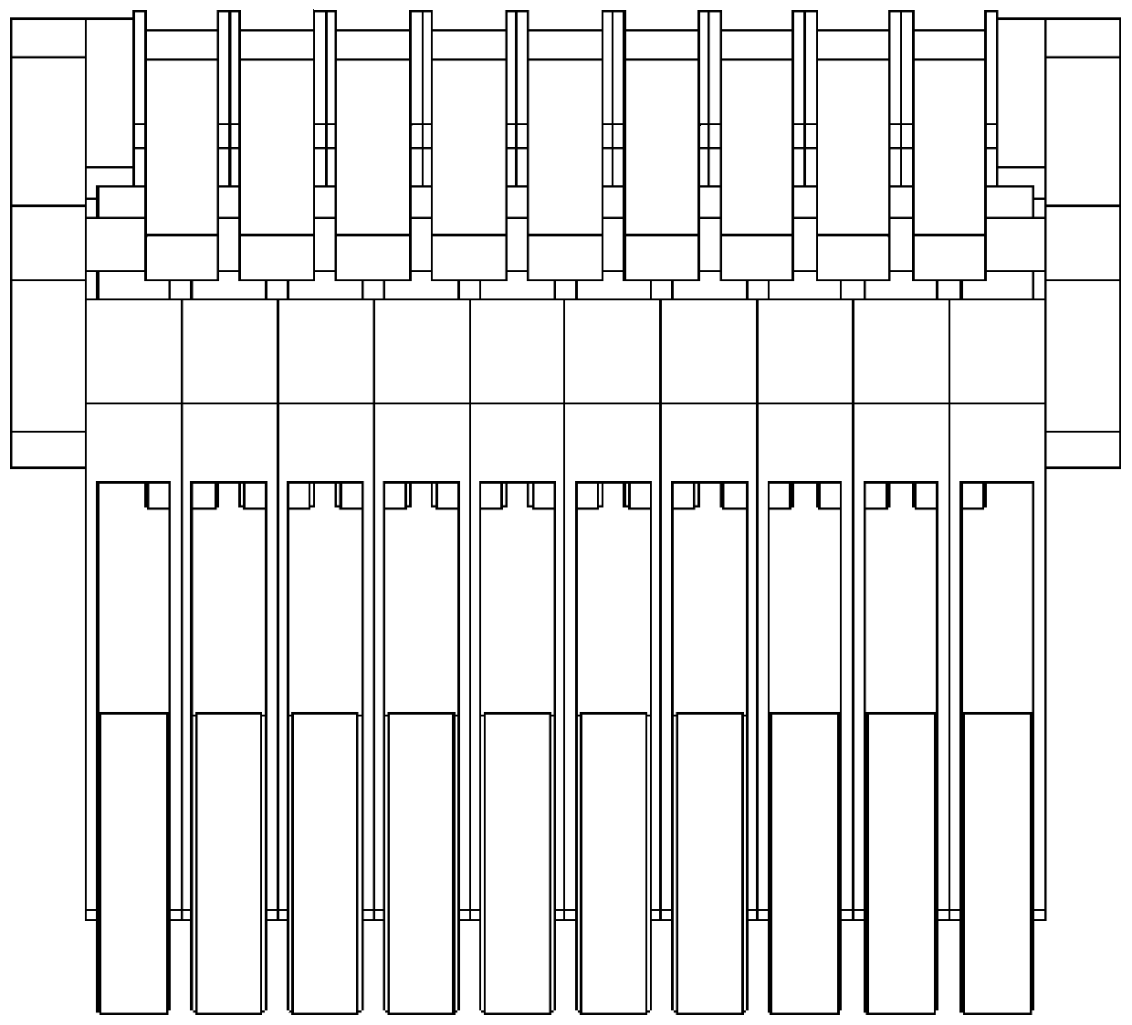 Flexible compression roller suitable for automatic inclined laying forming of special-shaped structure