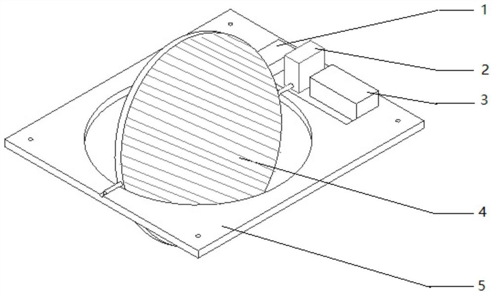 Control device for inhibiting parachute spin, parachute and control method