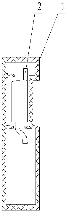 Automatic tabulating device for punching and forming lead frame with material tube expansion mechanism