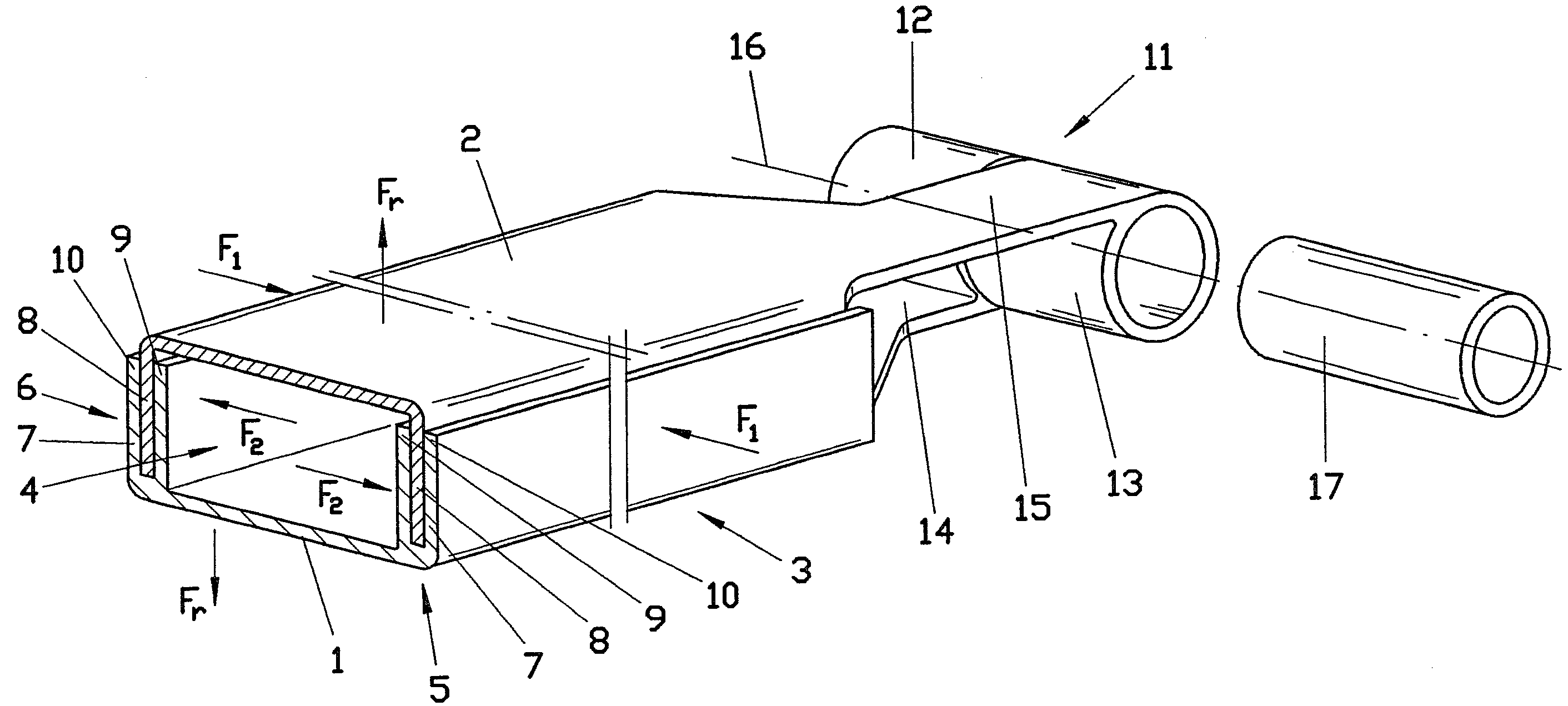 Hollow body component