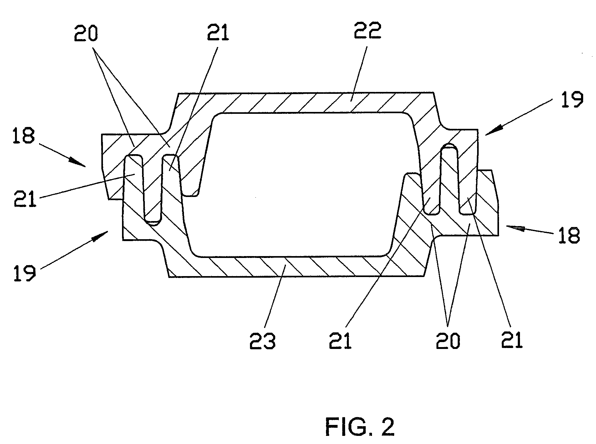 Hollow body component