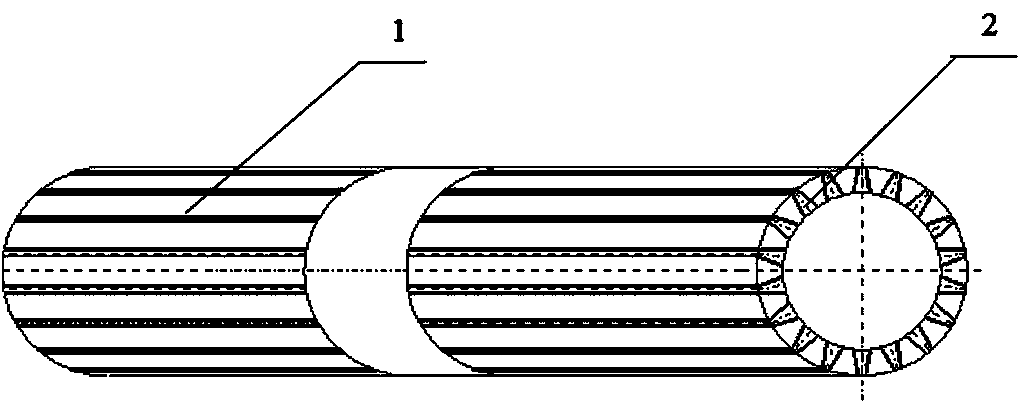 Slit type 00Cr9MoNi alloy steel sand prevention pipe