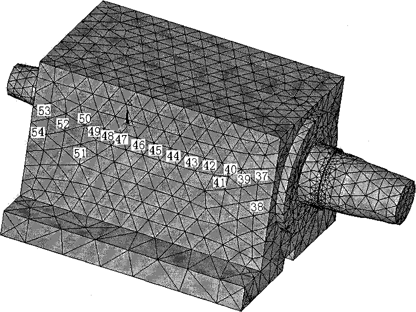 Numerical control machine heat error compensation temperature point position determination method