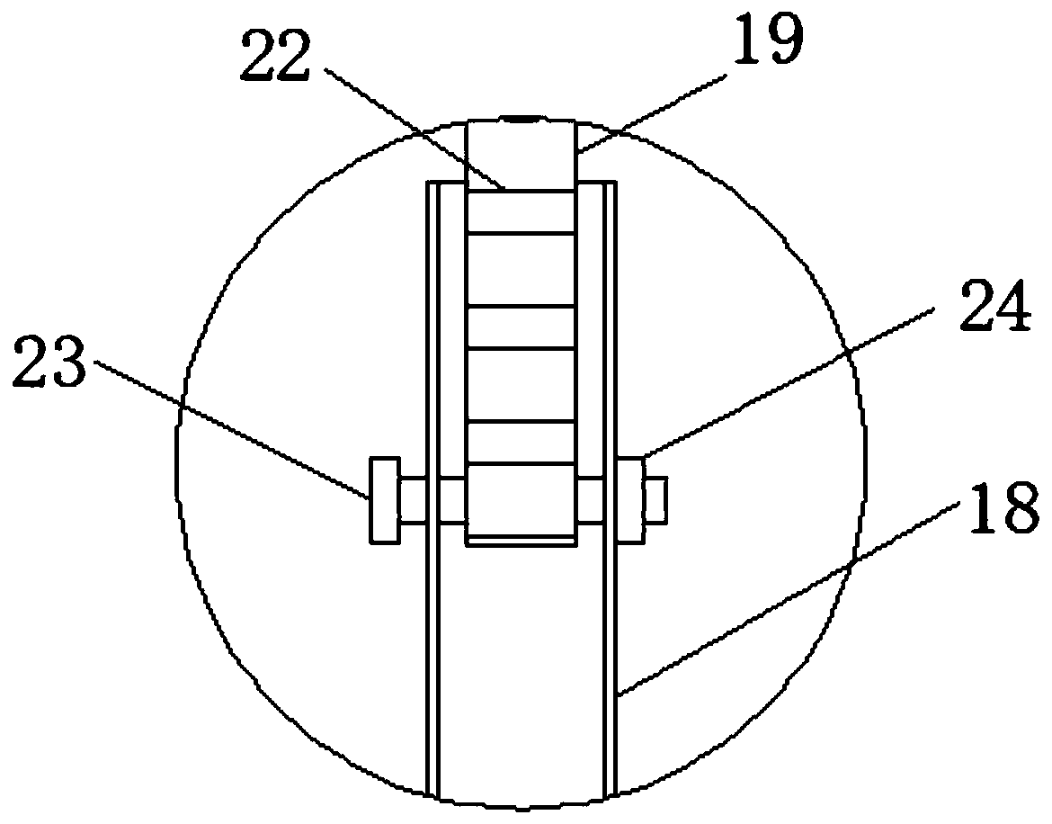 A concrete paving machine for building construction