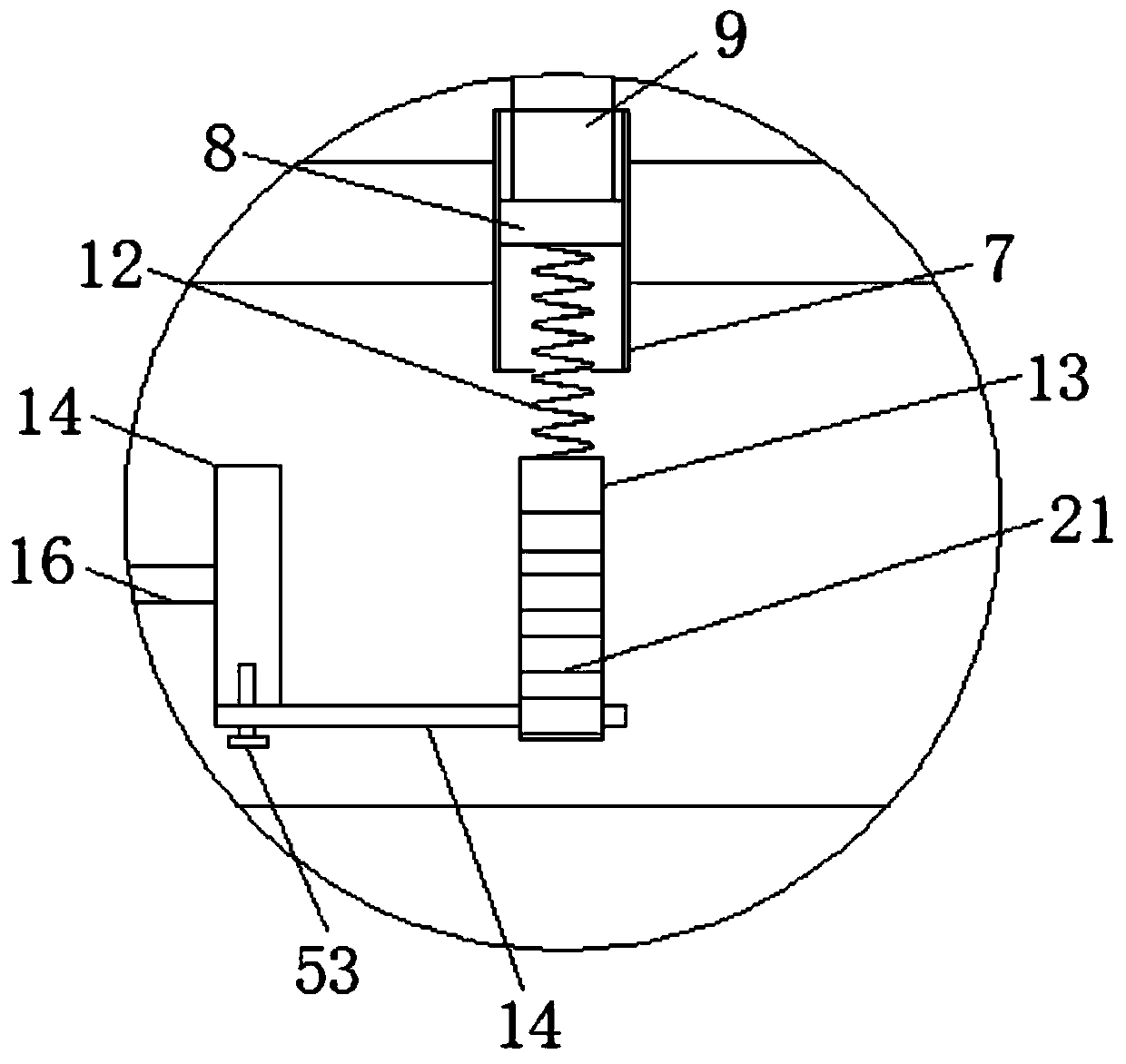 A concrete paving machine for building construction