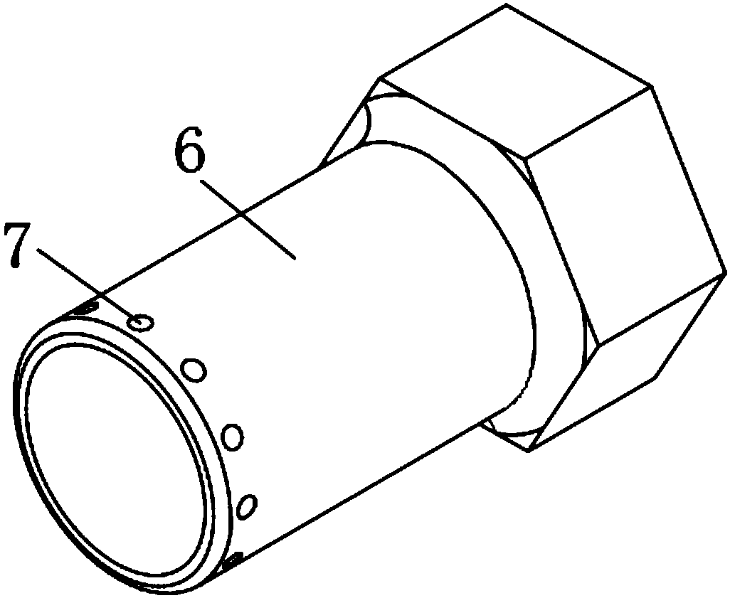 Wax jet prevention wax way connection nozzle for cast-steel die