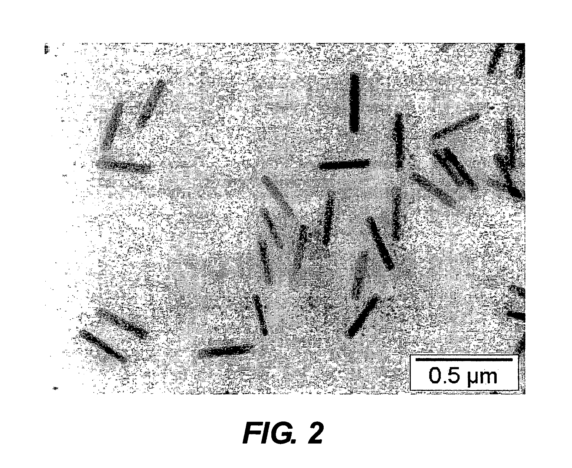 Thermally developable materials containing organic silver salts with rod-like morphology and method of making and using