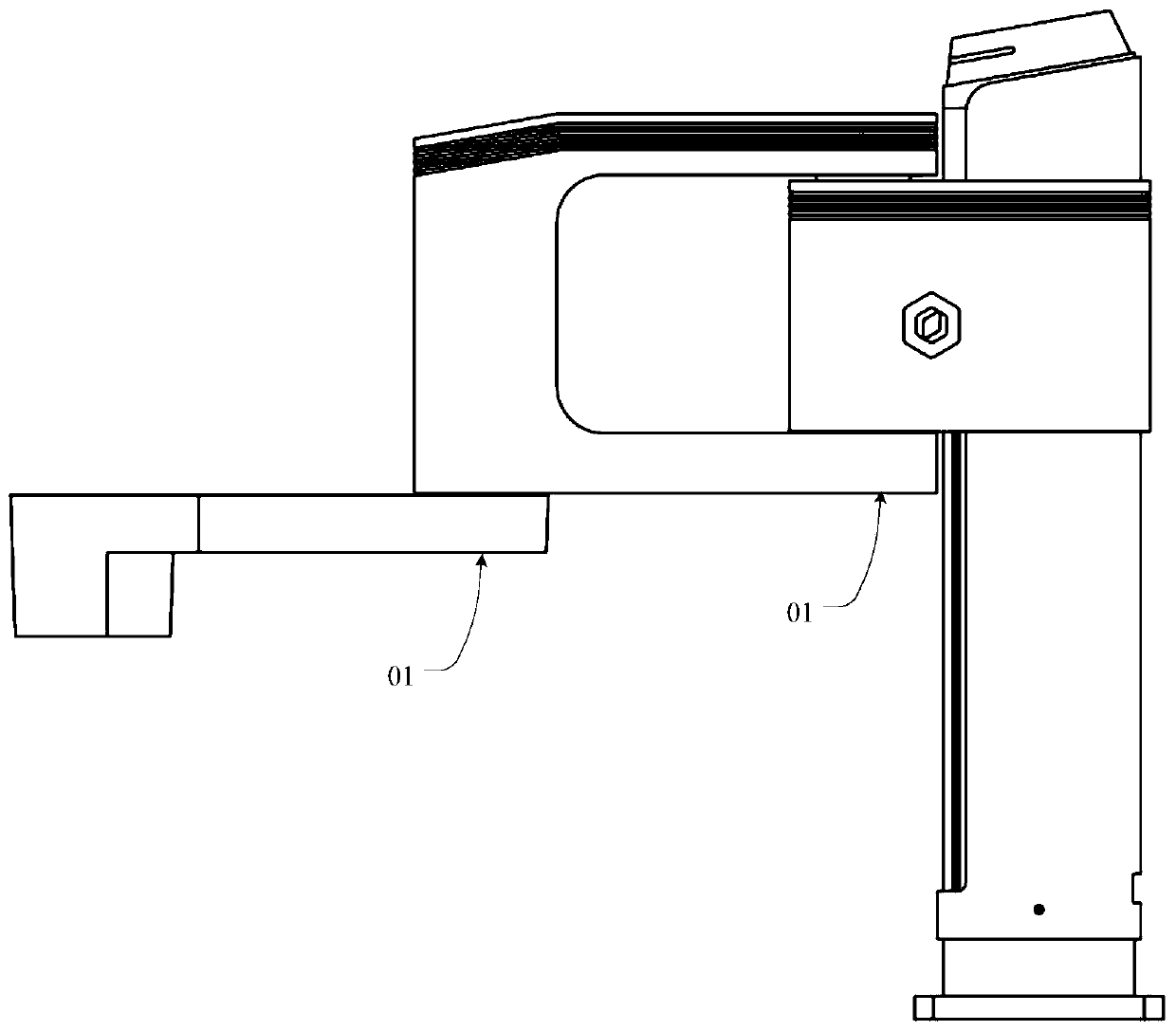 Motion control method of mechanical arm, microcontroller and storage medium