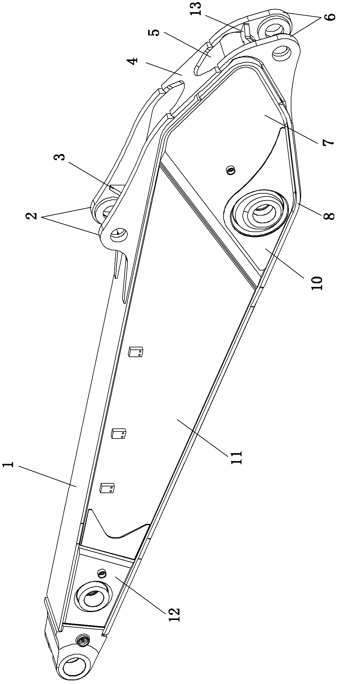 Bucket rod of excavator