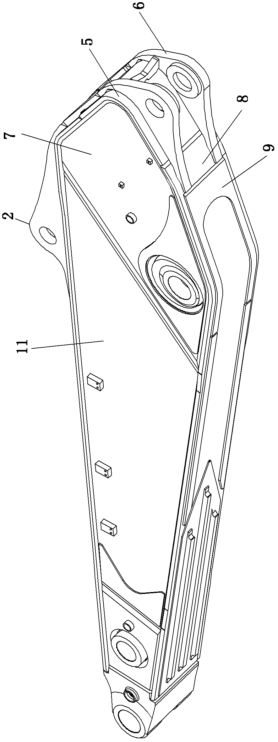 Bucket rod of excavator