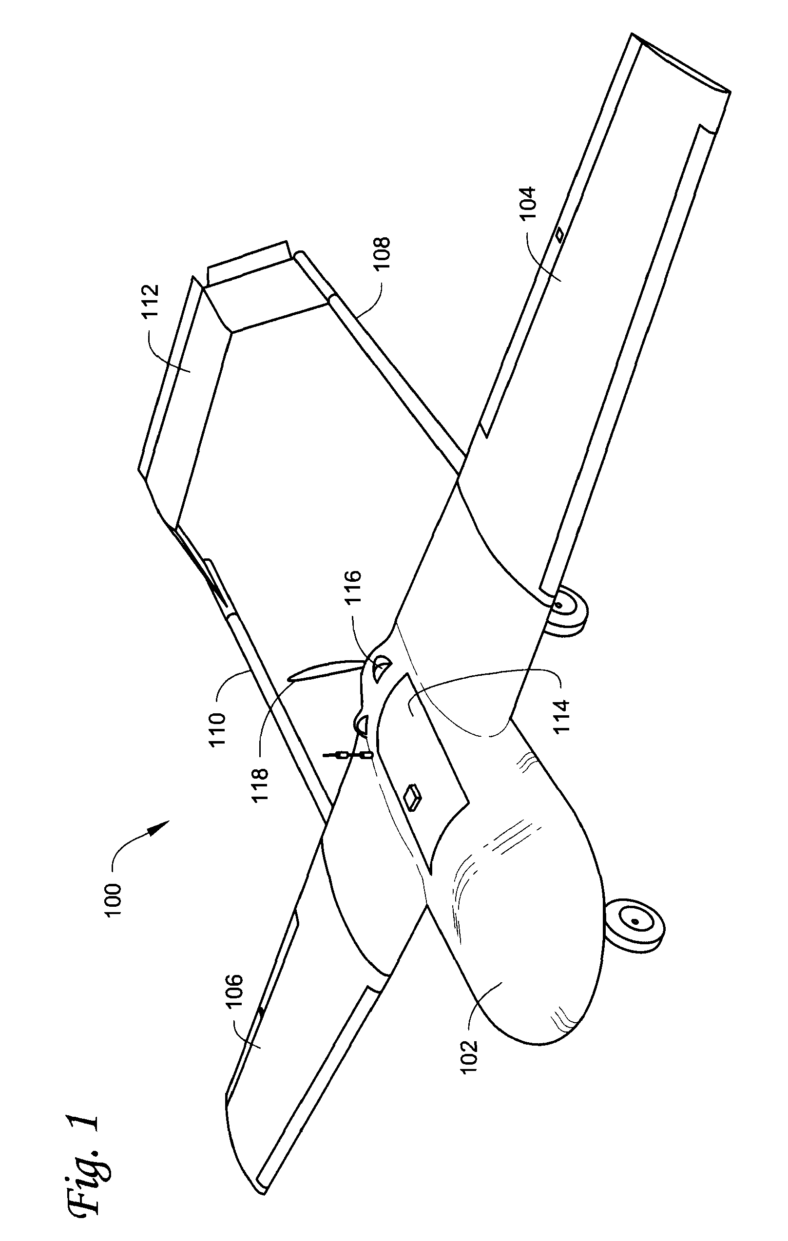 Small unmanned airborne vehicle airframe