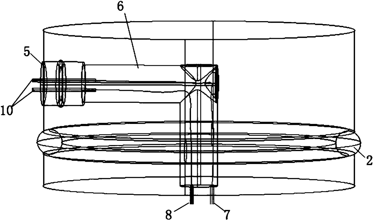 System and method for conventional triaxial compression of rock sample containing pore channel under real-time high temperature condition