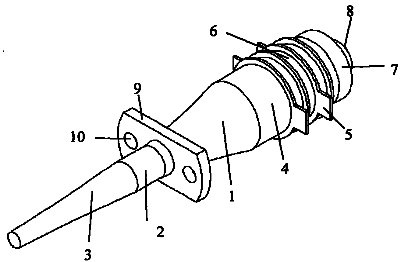 Complex frequency sandwich structure ultrasonic transducer