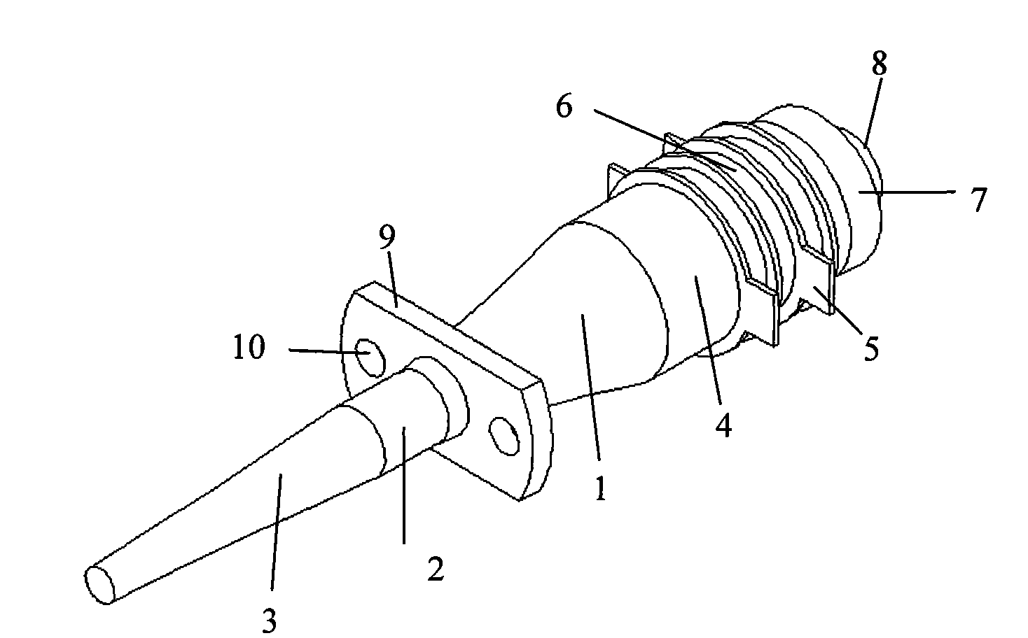 Complex frequency sandwich structure ultrasonic transducer