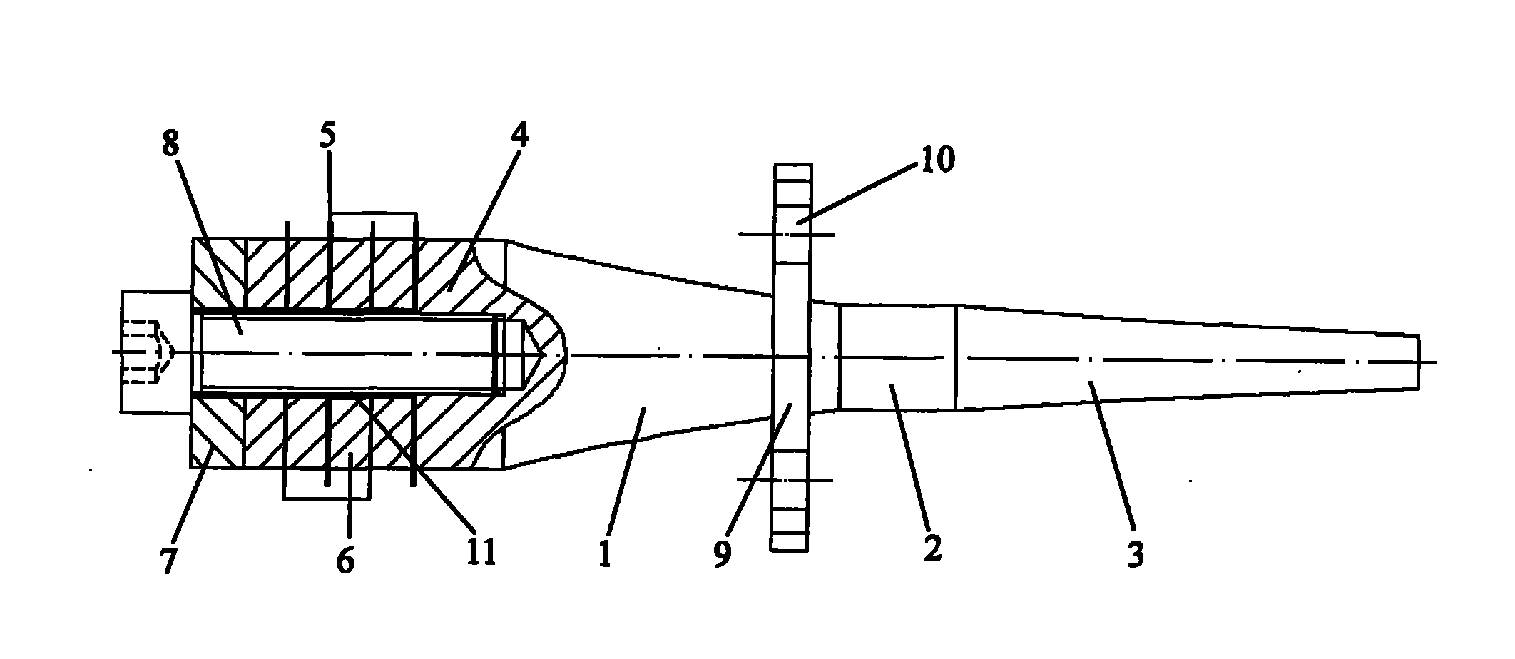 Complex frequency sandwich structure ultrasonic transducer