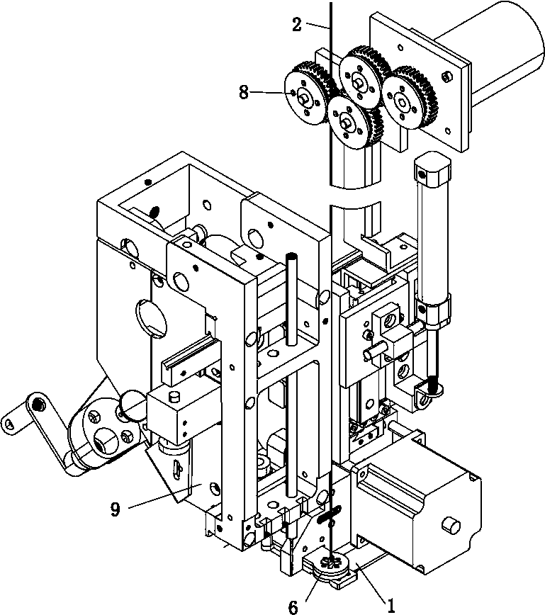 Bead embroidery embroidering machine and bead feeding method