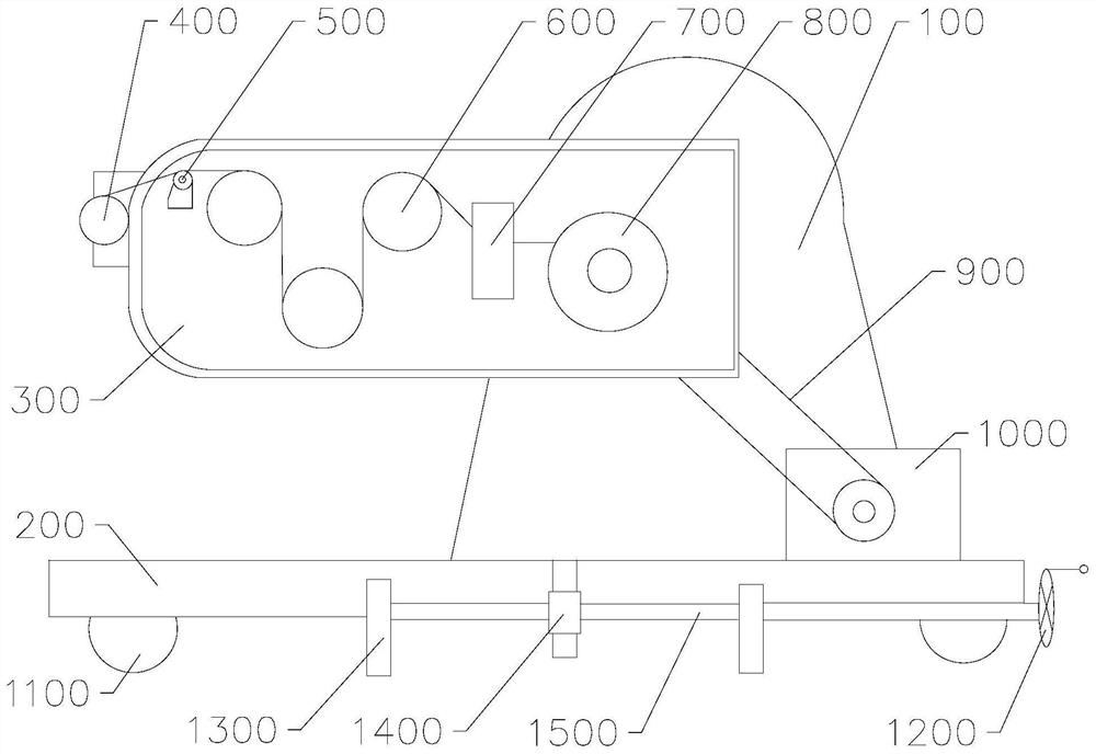 Wire tightening device for low-voltage bundled wire installation