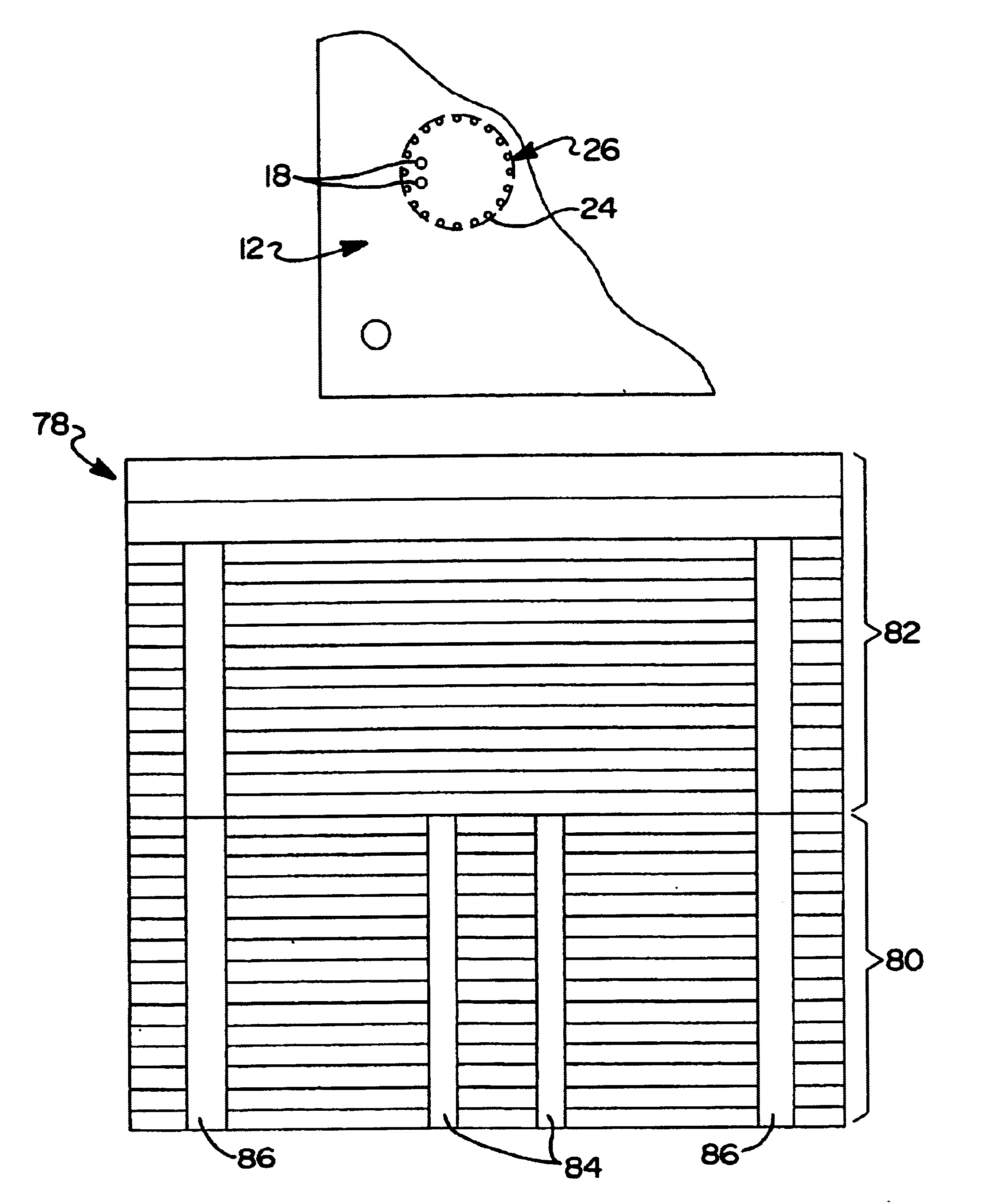 Antenna-integrated printed wiring board assembly for a phased array antenna system