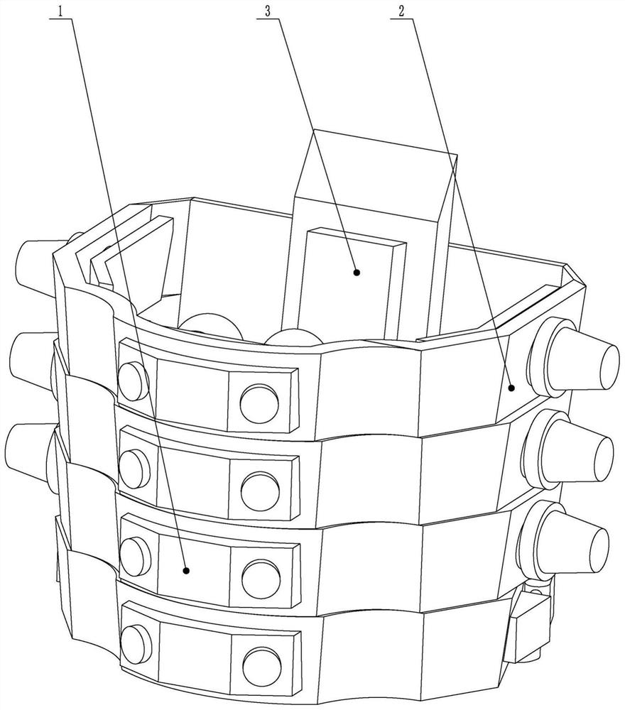 Abdominal massager for anorectal department