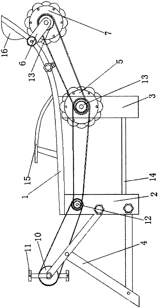 Manual massage chair