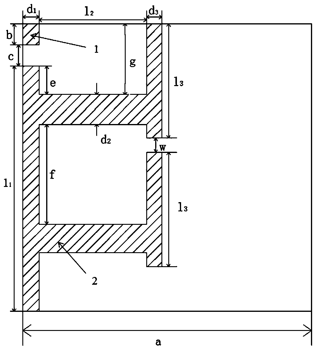 Liquid crystal-based adjustable band-stop miniaturized frequency selective surface