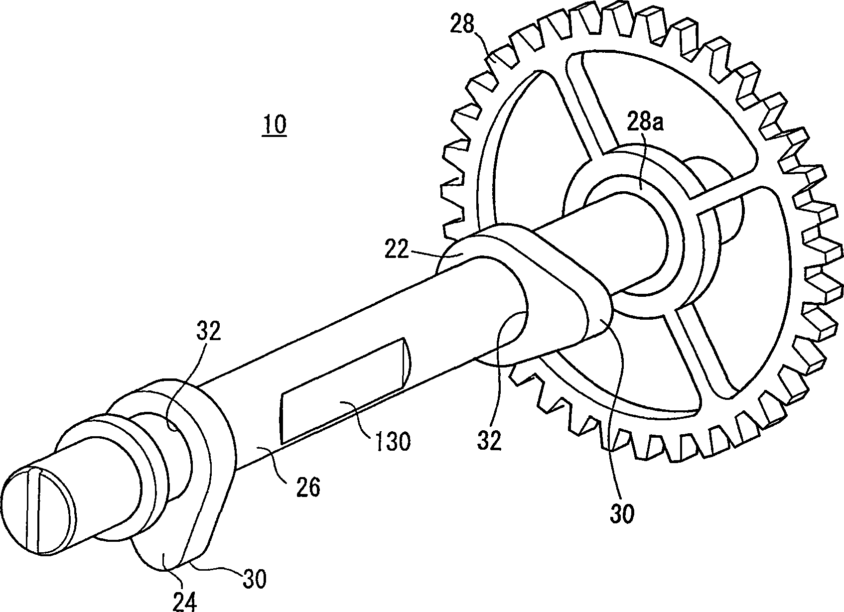 Camshaft, method of manufacturing cam for camshaft, and method of manufacturing shaft for camshaft