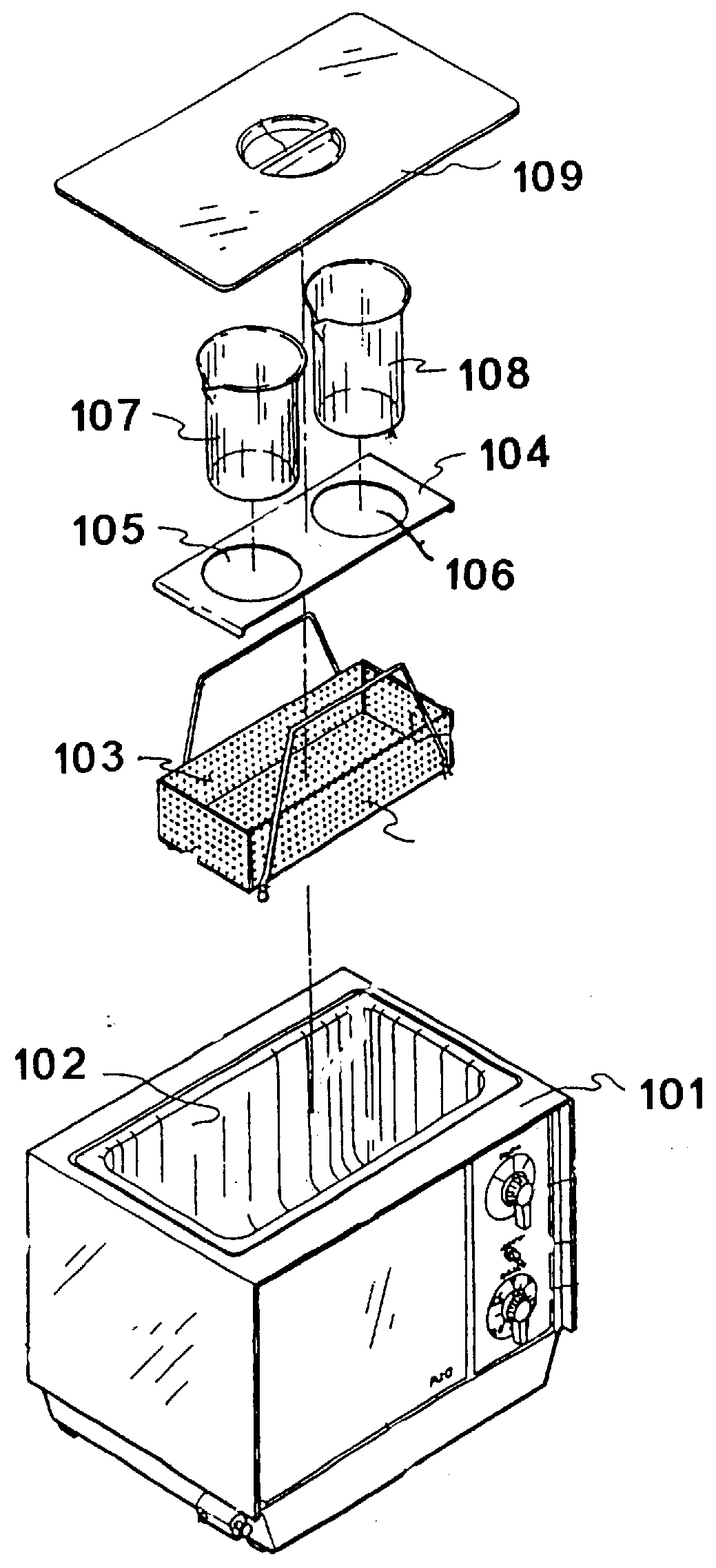 System and method for ultrasonic cleaning and degreasing