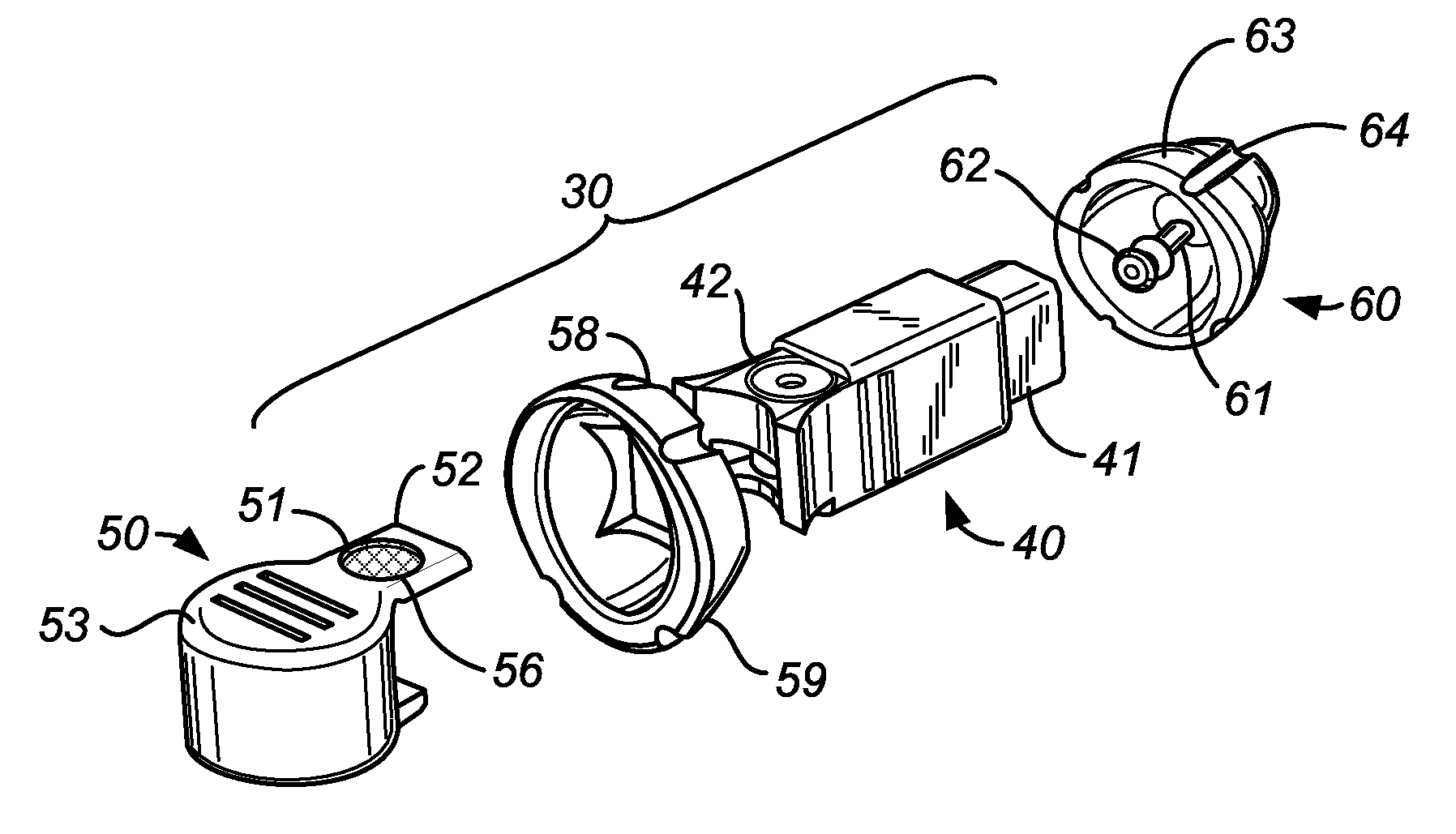 Canal Hearing Device with Disposable Battery Module