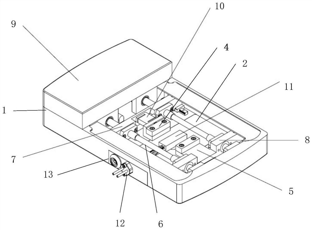 Cold and hot in-situ tensile microscopic stress test system