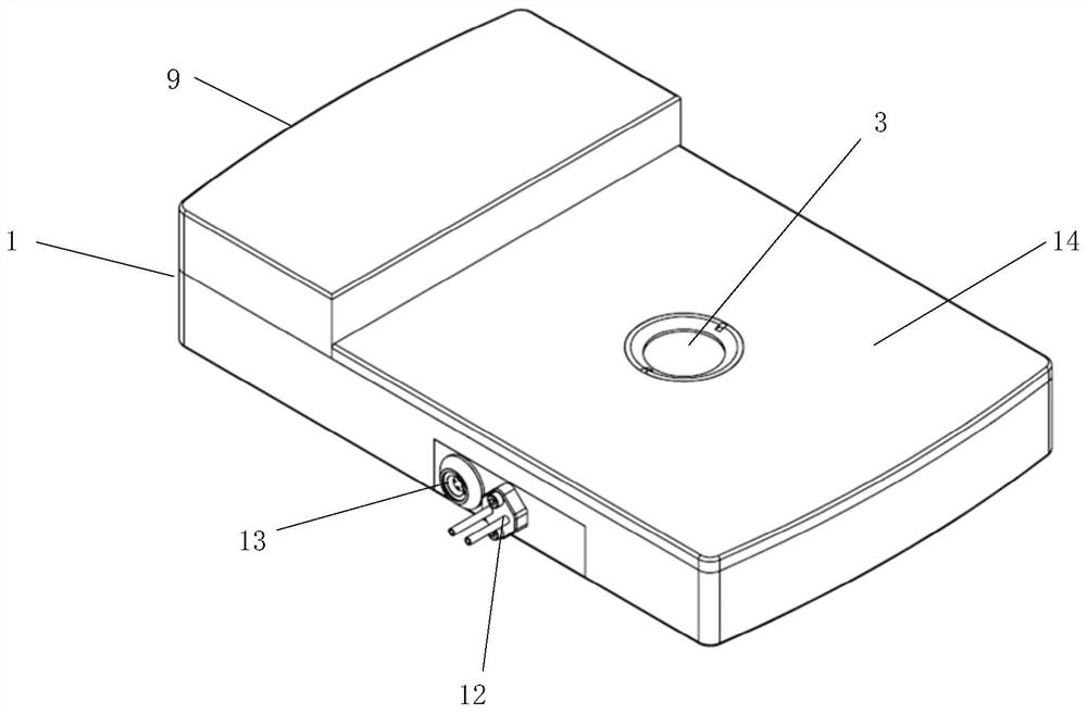 Cold and hot in-situ tensile microscopic stress test system