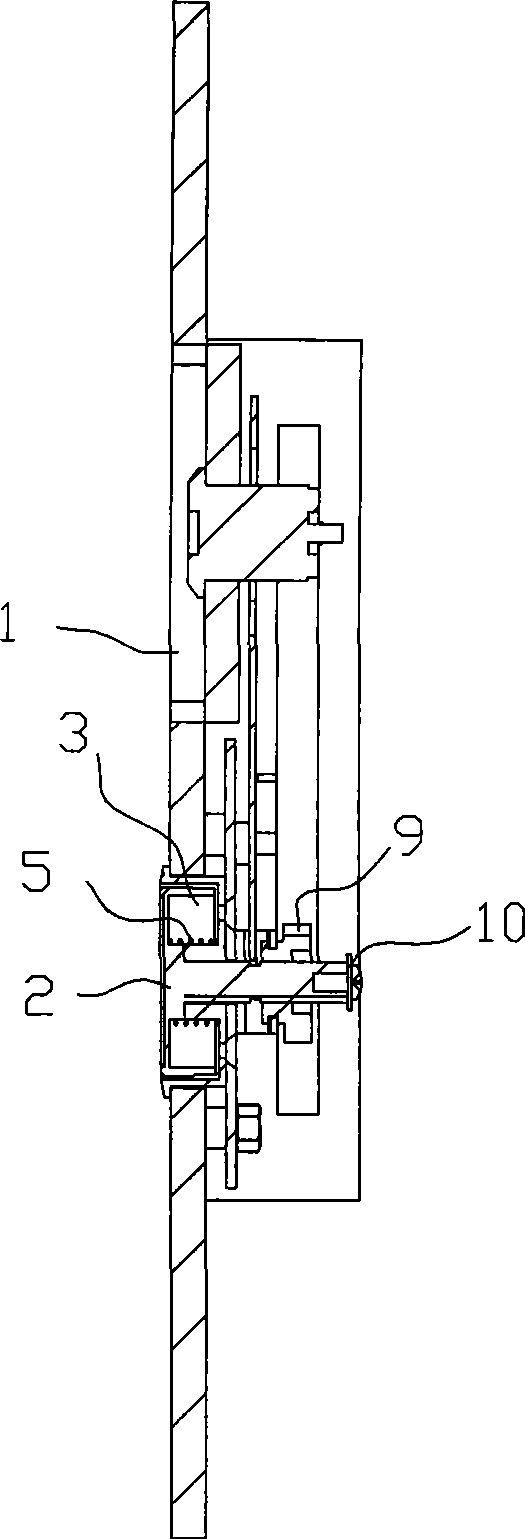 Telescopic handle mechanism used in safe