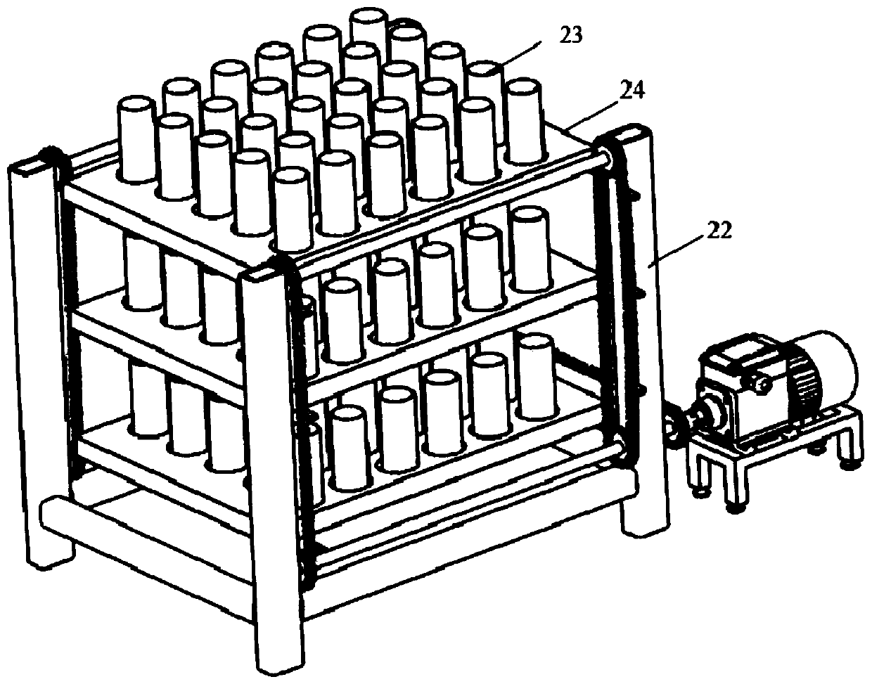 An alfalfa transplanting machine and method for adjusting the transplanting posture of alfalfa pot seedlings