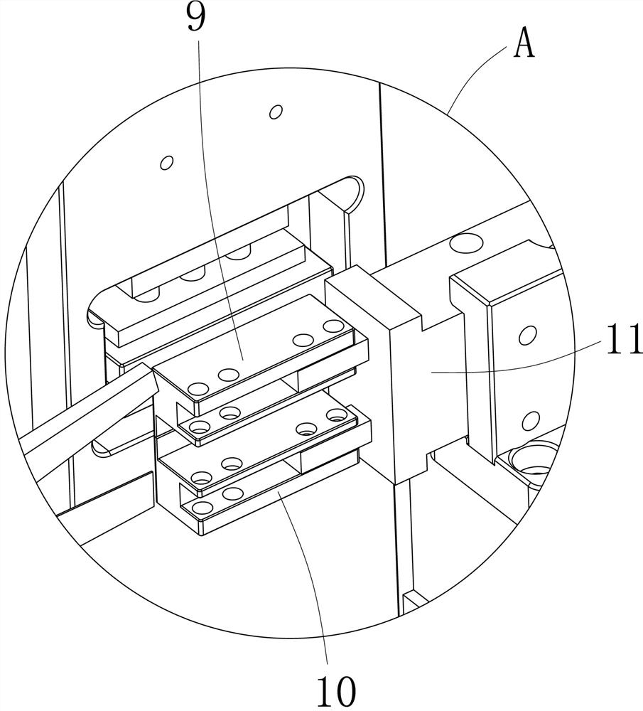 Automatic line cutting machine and process