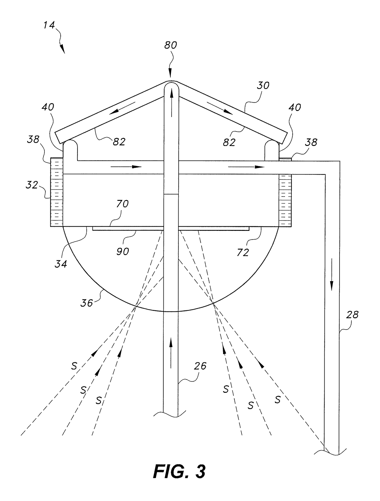 Solar desalination and power generating system