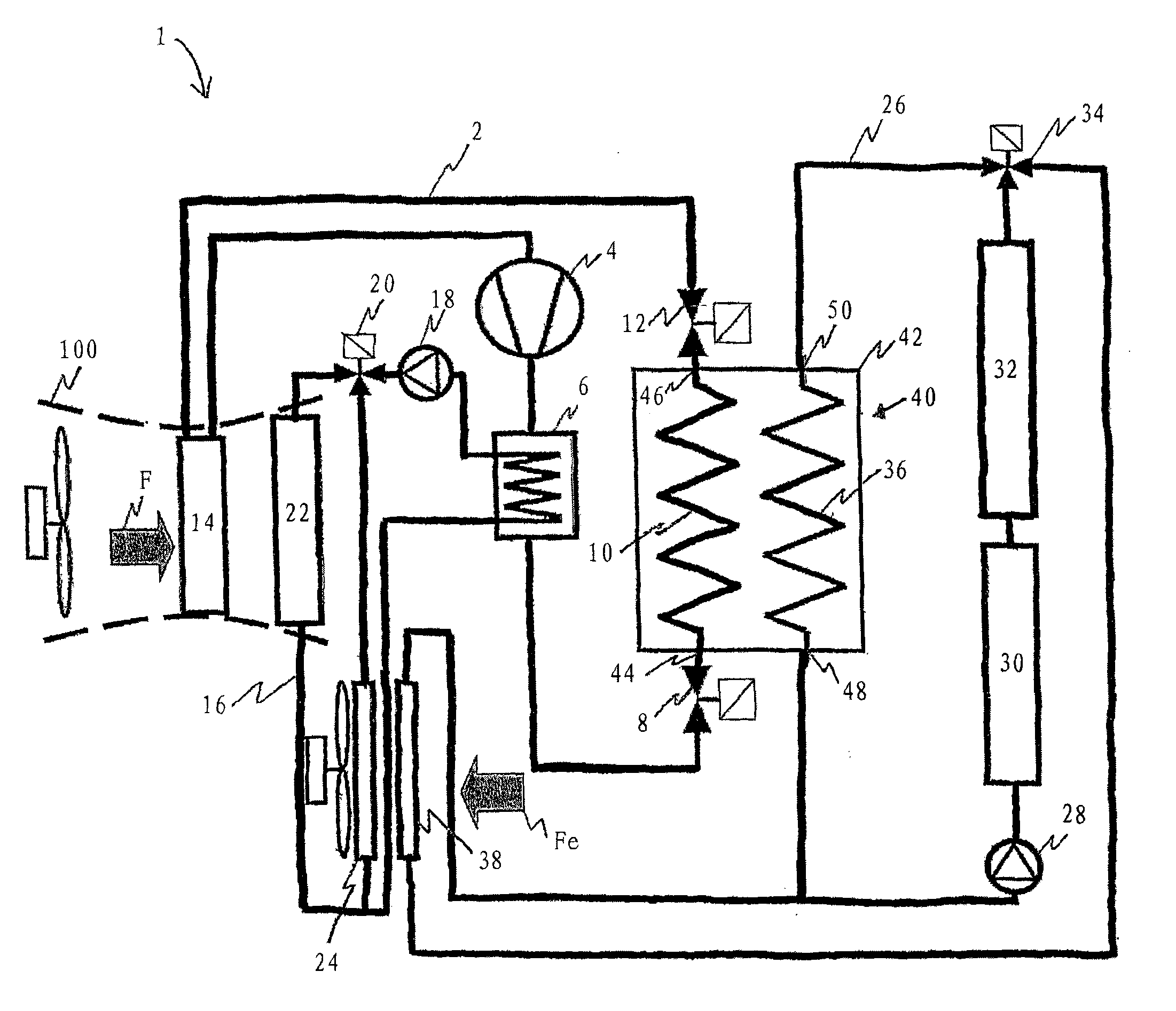 Heat exchange device and thermal management system