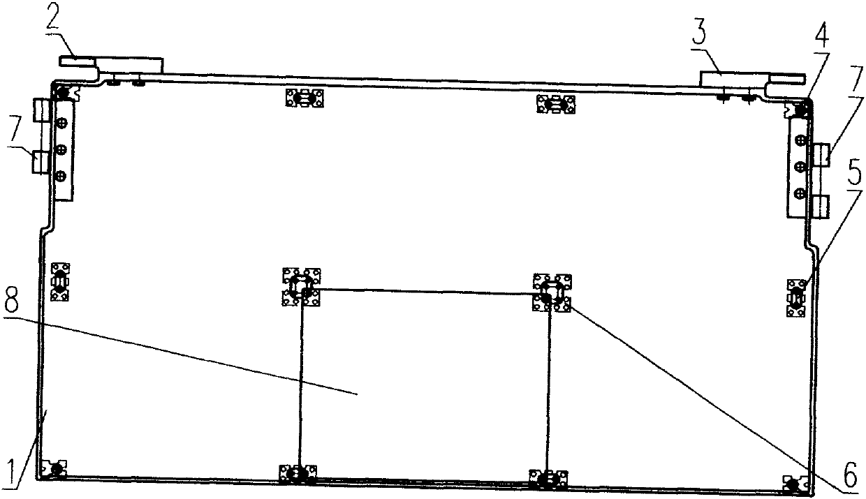 Manufacturing method of metal mosaic side shielding connection in non-metallic composite material