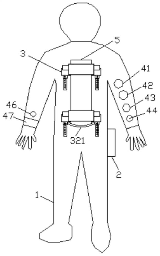 Diving suit with vital sign monitoring system