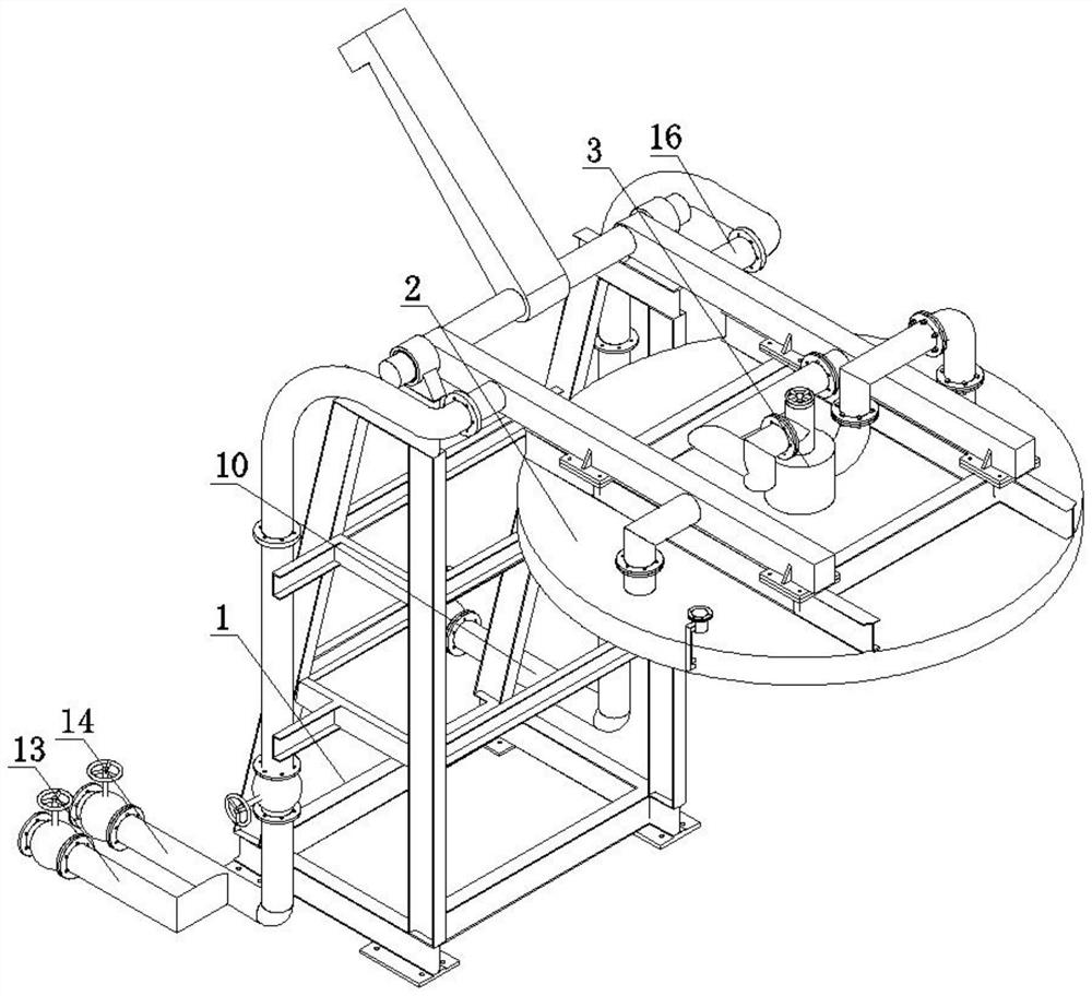 Oxygen-enriched ladle baking device and ladle baking method thereof