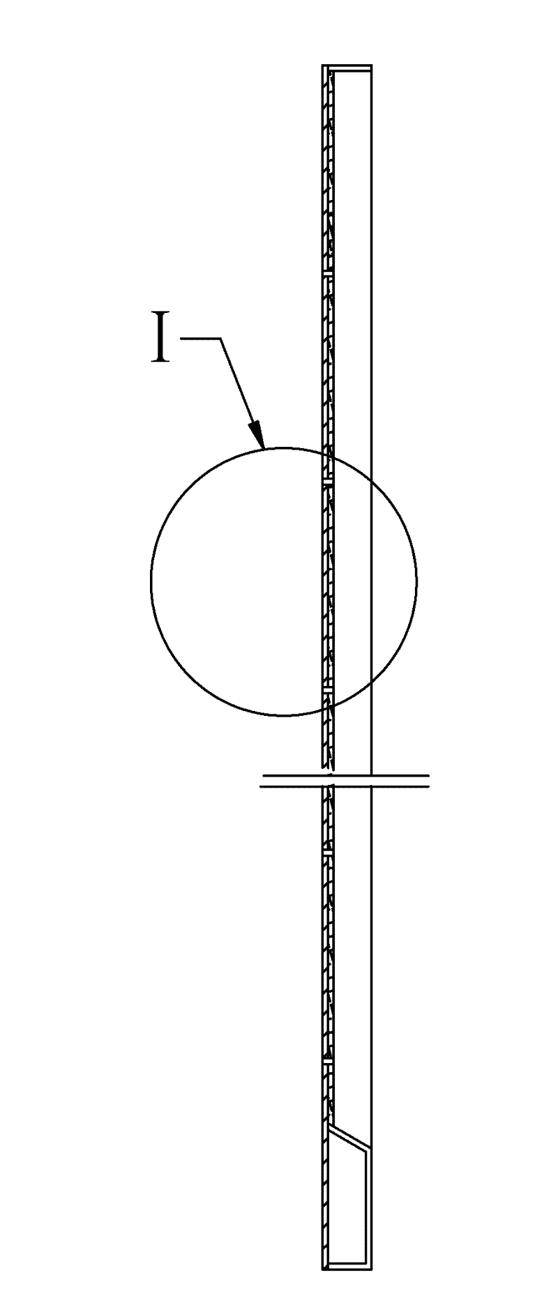 Single-sided corrugated plate type pulsating heat pipe