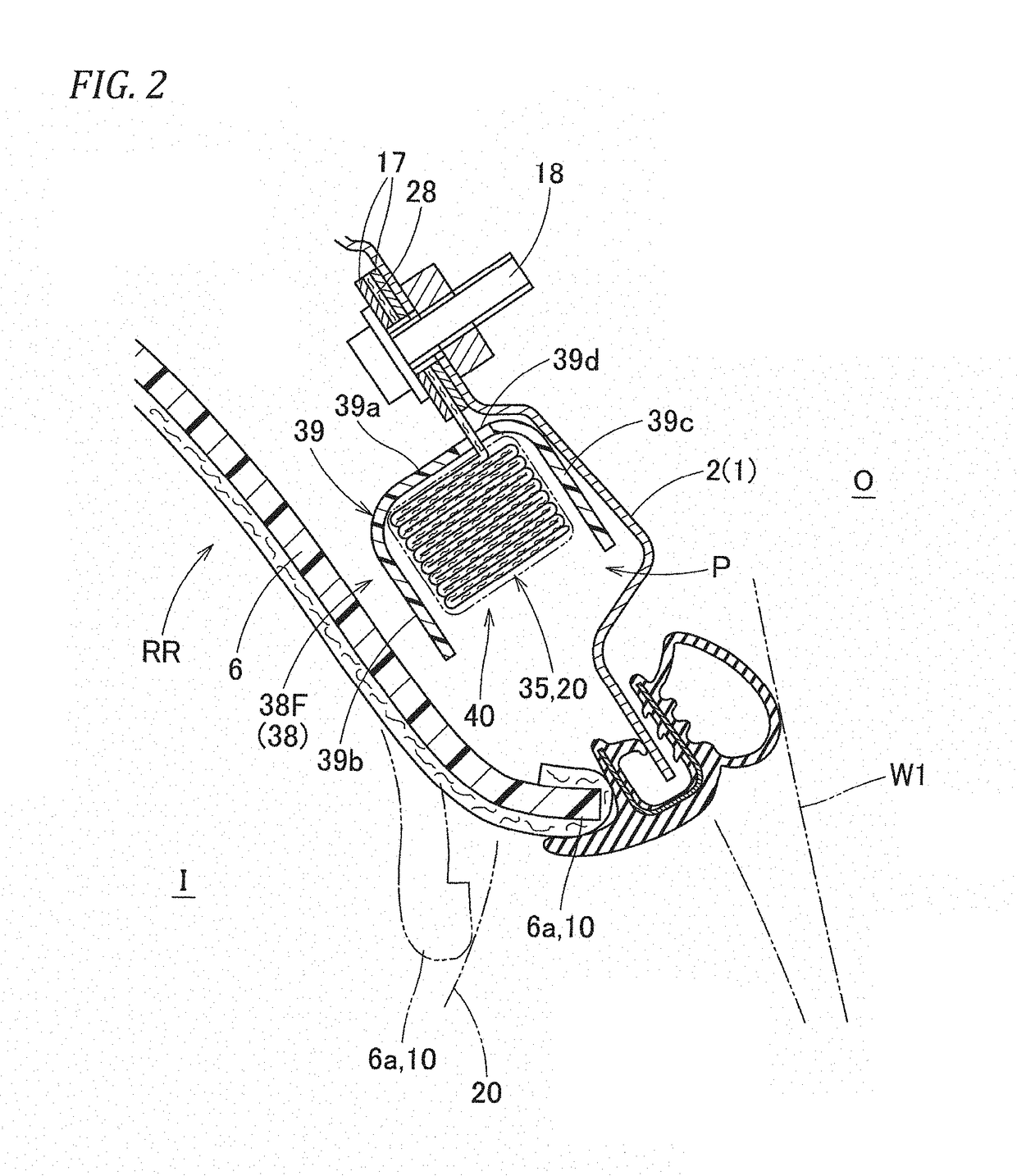 Head-protecting airbag device