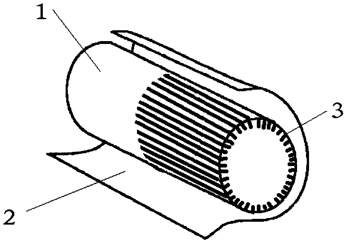 Tobacco paper filter stick combining bamboo fiber and preparation method of tobacco paper filter stick