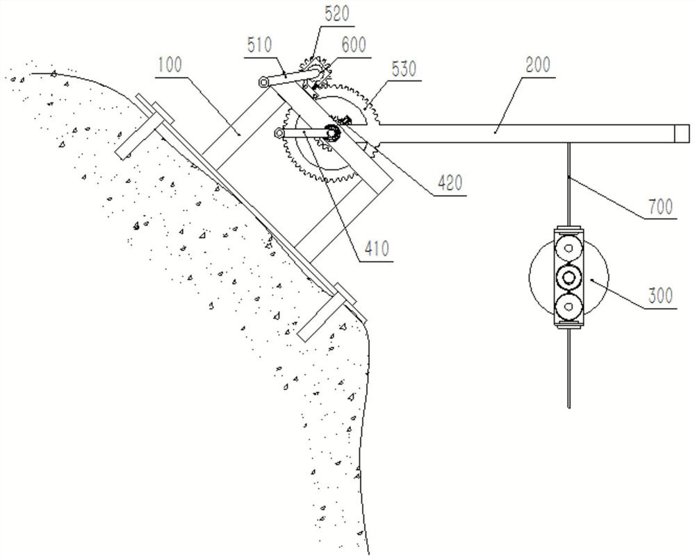 Cliff landing device