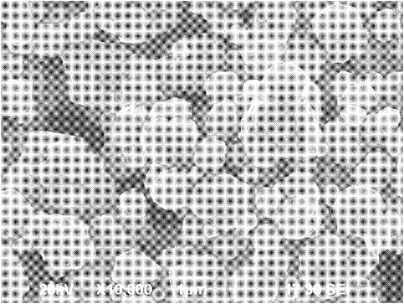 Surface modified particle diameter mixed silver powder and preparation method thereof