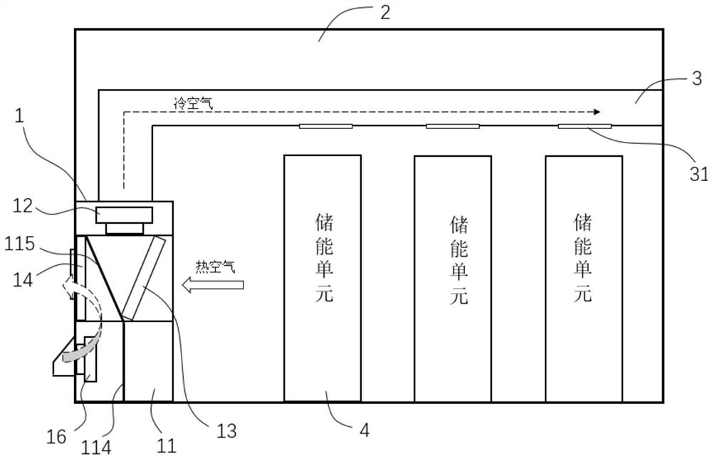 Air conditioner energy storage device