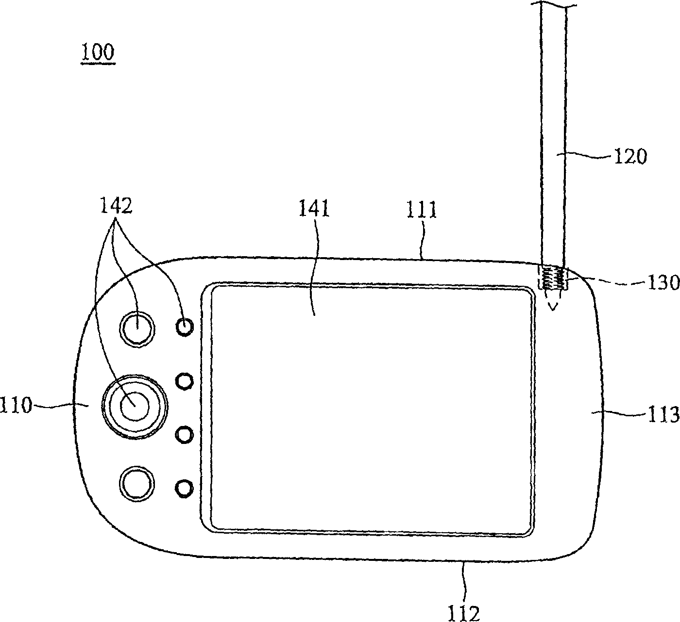 Stylus antenna and portable electronic device thereof