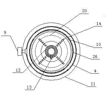 A device for microwave fluidized drying lignite