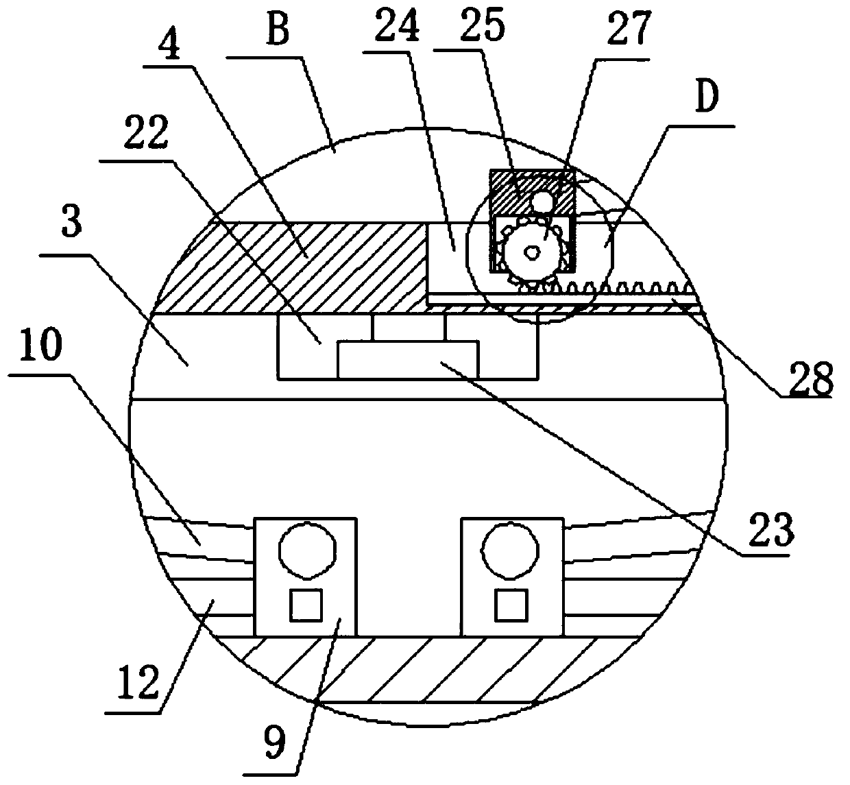 Photovoltaic power generation device capable of accommodating battery panel