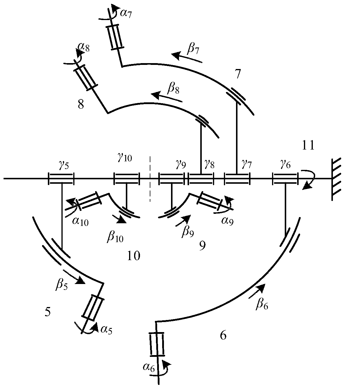 Novel ball pair mechanism and multi-degree-of-freedom composite ball pair joint hinge