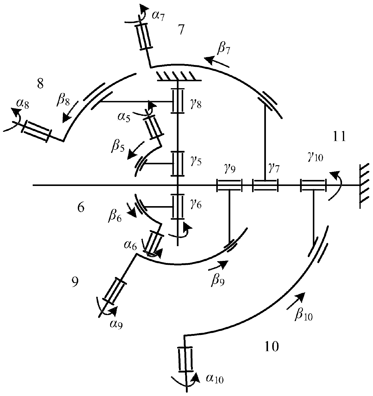 Novel ball pair mechanism and multi-degree-of-freedom composite ball pair joint hinge